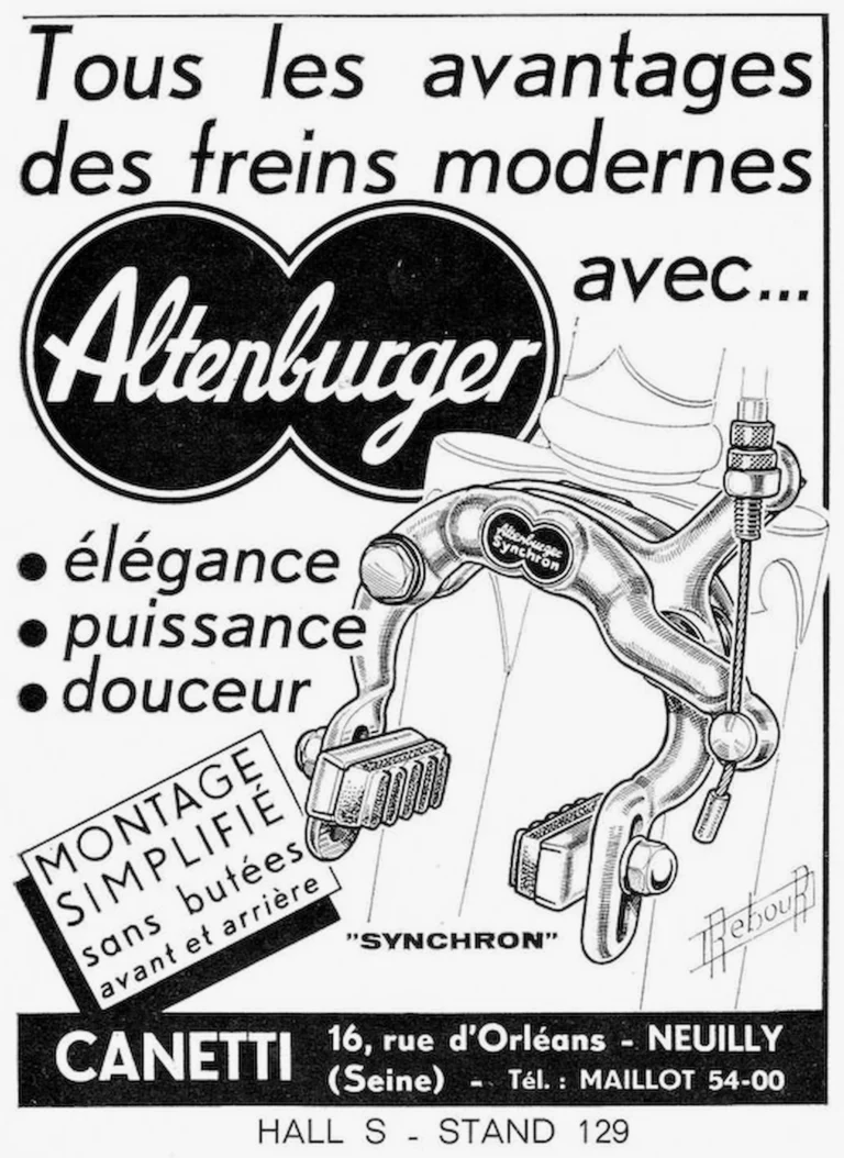 Altenburger 1966 Advertisement — Synchron Brakes — page 1 of 1