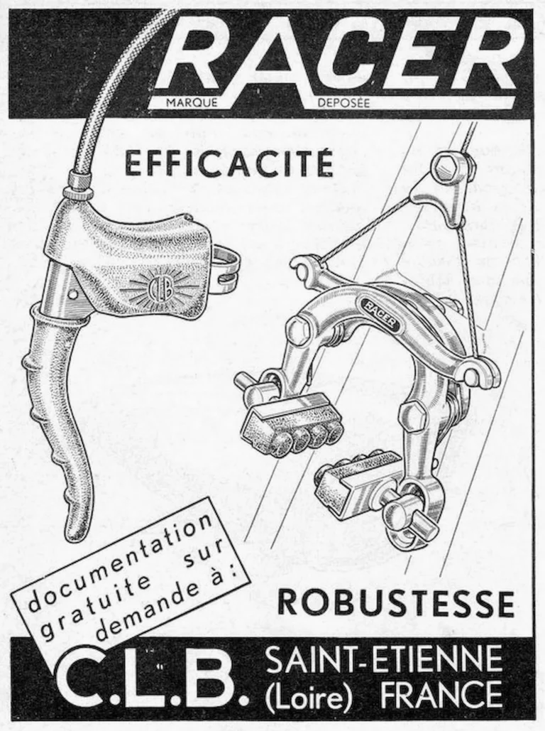 CLB 1966 Advertisement — Racer Brakes — page 1 of 1