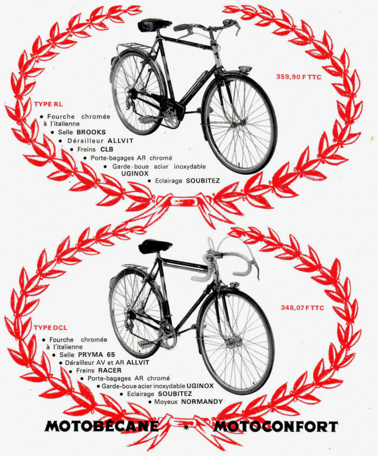 Motobécane 1966 Advertisement — A New High-Class Series, Three Models — page 2 of 2