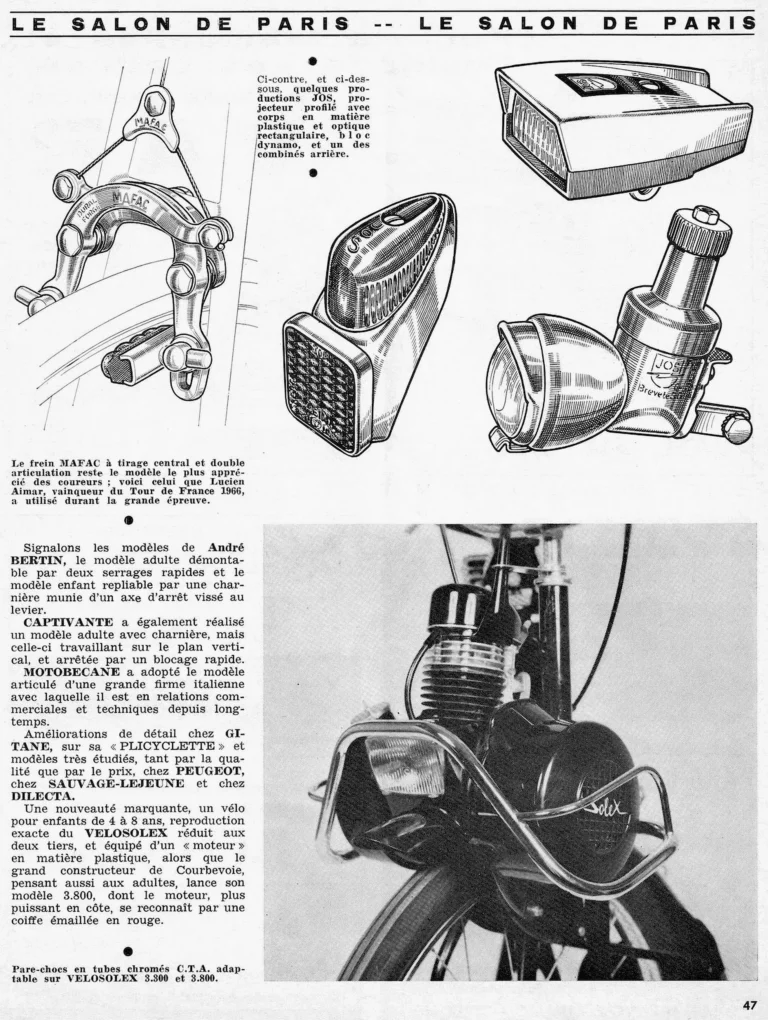 Le Salon de Paris 1966 — Le Cycle, October 1966, by Daniel Rebour — page 9 of 11