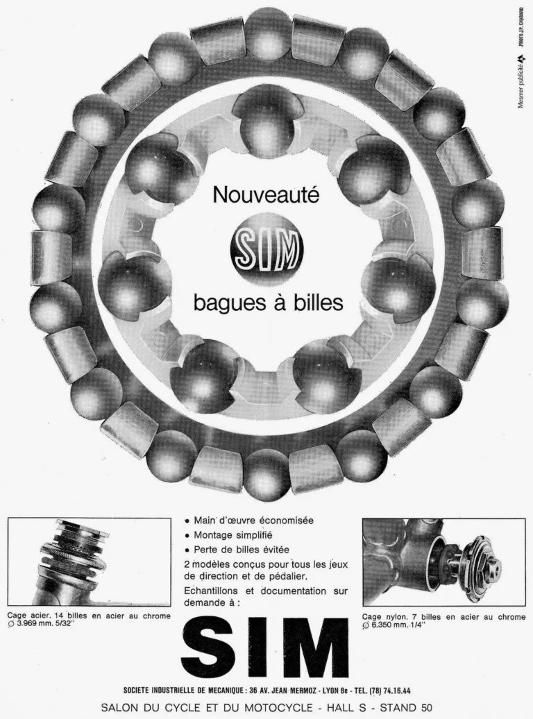 SIM 1966 Advertisement — Ball Bearing Cages — page 1 of 1