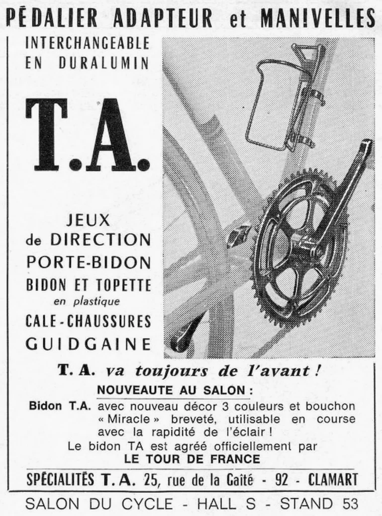 Spécialités TA 1966 Advertisement — Adapter Chainset and Cranks — page 1 of 1