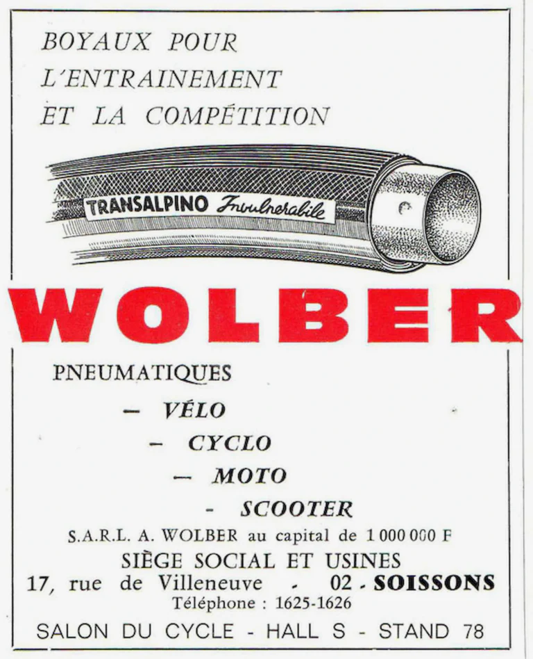 Wolber 1966 Advertisement — Transalpino Tubulars — page 1 of 1