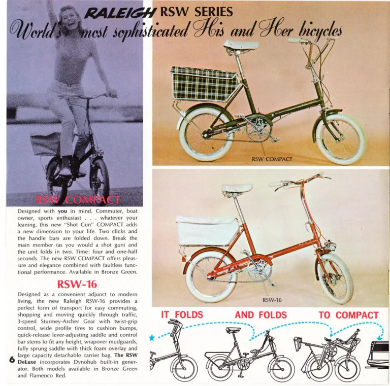Raleigh 1967 Catalog — The World's Finest Bicycles Made in England (United States) — page 6 of 8