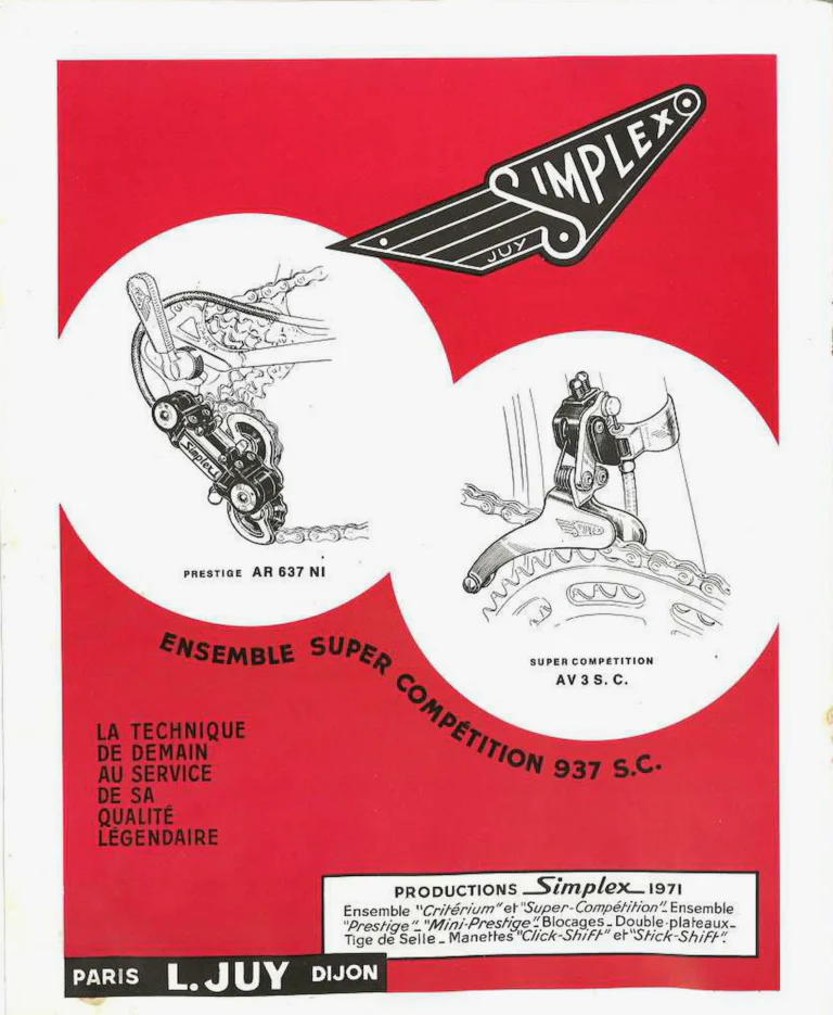Simplex 1971 Advertisement — The Super Compétition 937 S.C. Set — page 1 of 1