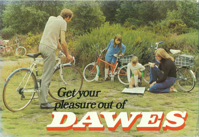 Dawes Catalog of about 1972 — Get Your Pleasure out of Dawes: Chevron, Galaxy, Celeste, Star Celeste, Double Five, Flambeau, the Kingpins, Newpin, Zipper and Kingpin 18 — page 1 of 8