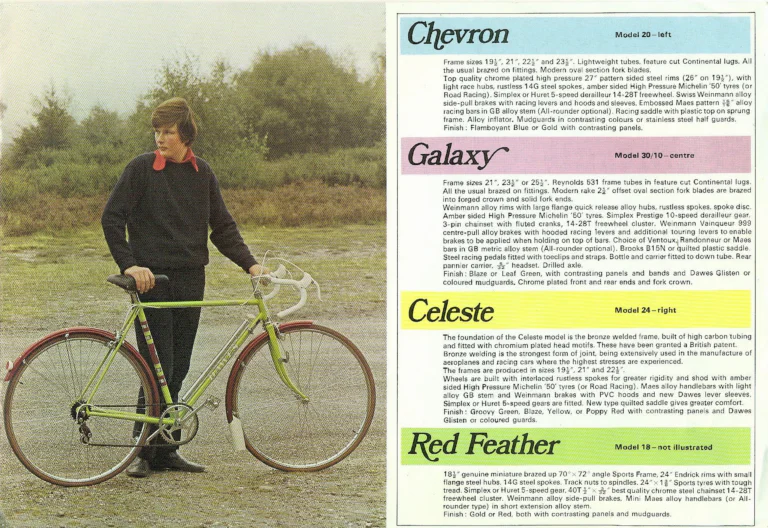 Dawes Catalog of about 1972 — Get Your Pleasure out of Dawes: Chevron, Galaxy, Celeste, Star Celeste, Double Five, Flambeau, the Kingpins, Newpin, Zipper and Kingpin 18 — page 3 of 8