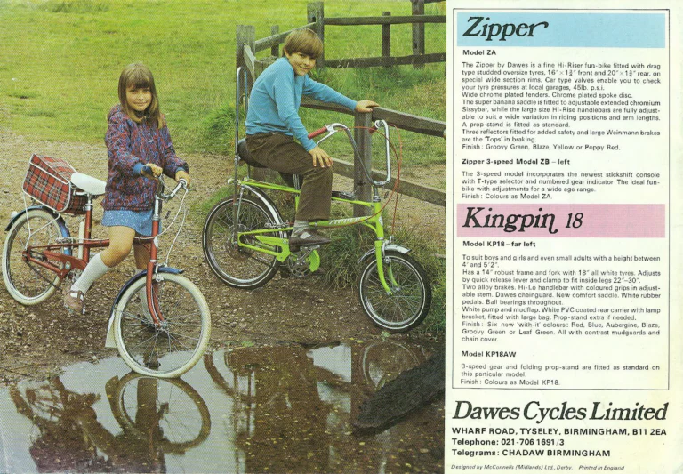 Dawes Catalog of about 1972 — Get Your Pleasure out of Dawes: Chevron, Galaxy, Celeste, Star Celeste, Double Five, Flambeau, the Kingpins, Newpin, Zipper and Kingpin 18 — page 8 of 8