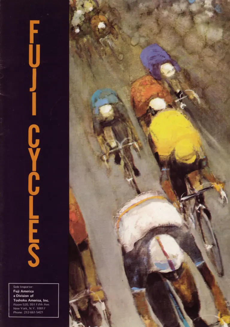 Fuji 1973 Catalog — The Newest, The Finest, S10-S, S10-SL and Track Racer TS — page 1 of 8