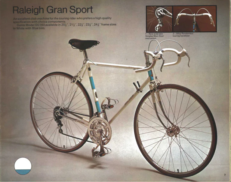 Raleigh 1973 Catalog — Professional Mk. IV to Super Course (United States) — page 7 of 11