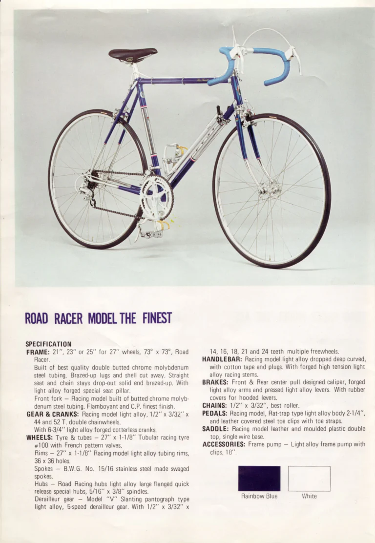 Fuji 1974 Catalog — No. 4 Edition: The Newest, The Ace, The Finest, S10-S, S10-SL, Tourer, S-5L and S-3 — page 4 of 12