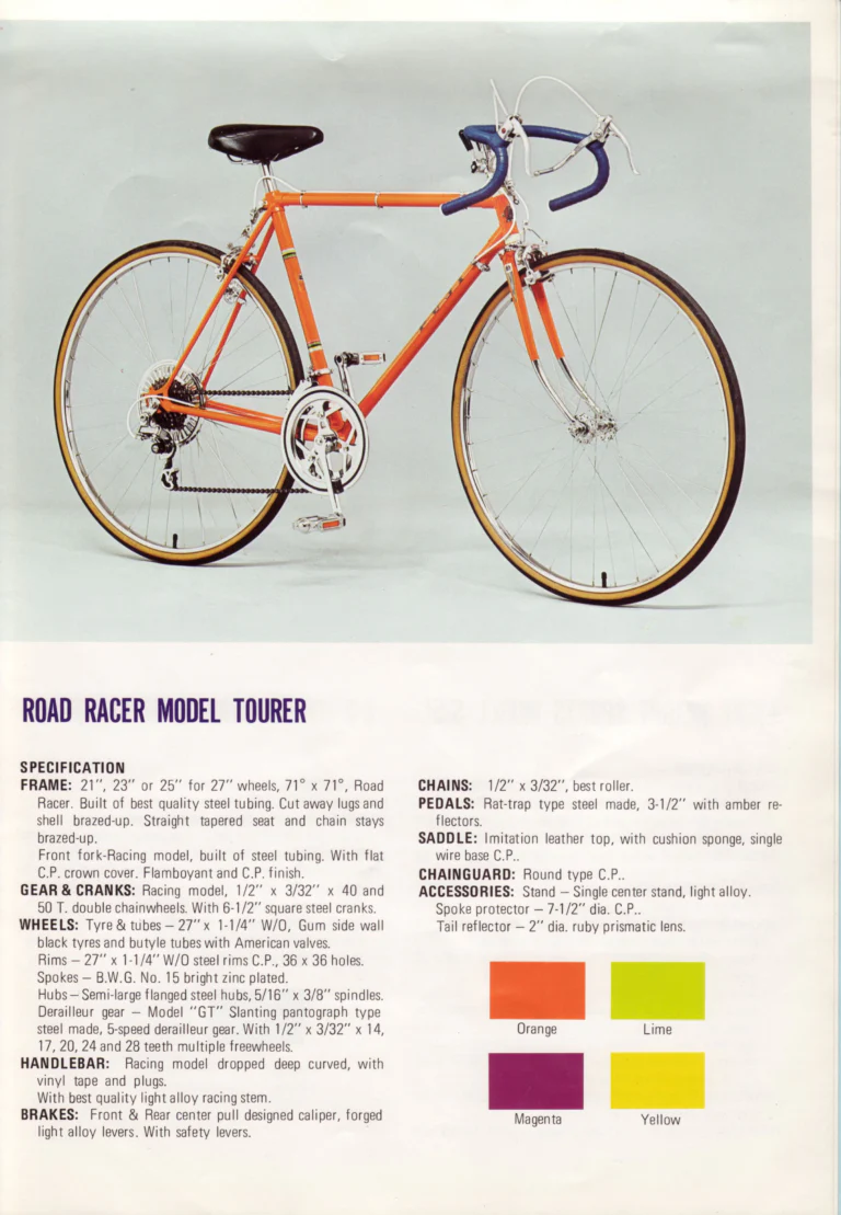 Fuji 1974 Catalog — No. 4 Edition: The Newest, The Ace, The Finest, S10-S, S10-SL, Tourer, S-5L and S-3 — page 7 of 12