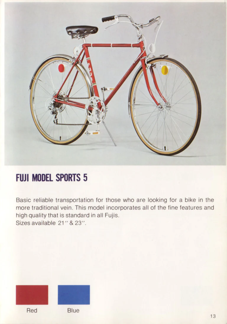 Fuji 1976 Catalog — No. 6 Edition, from the Professional to the Junior — page 15 of 22