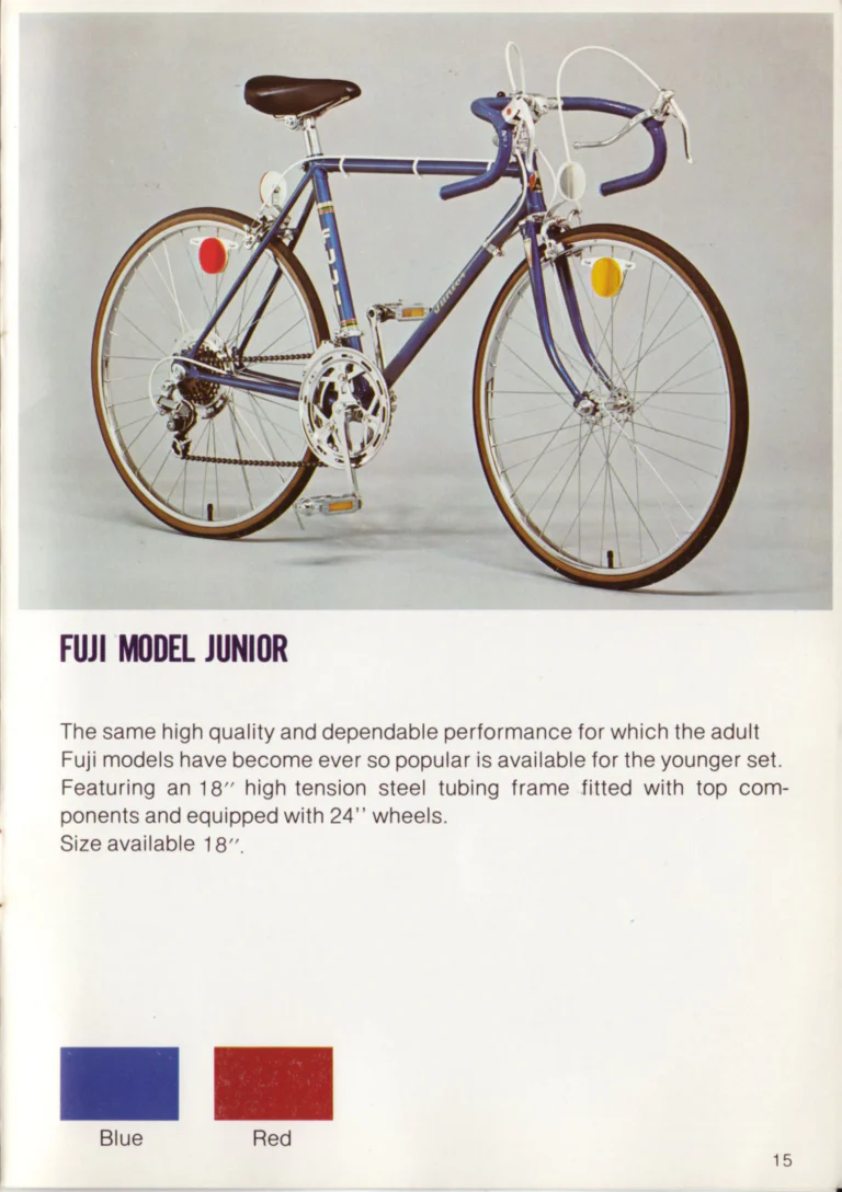 Fuji 1976 Catalog — No. 6 Edition, from the Professional to the Junior — page 17 of 22