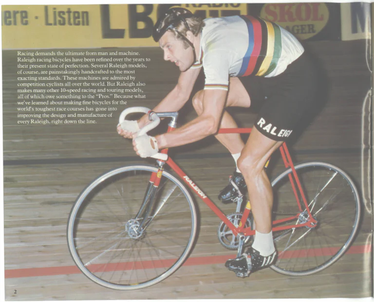 Raleigh 1976 Catalog — Lightweight Bicycles (United States) — page 2 of 22