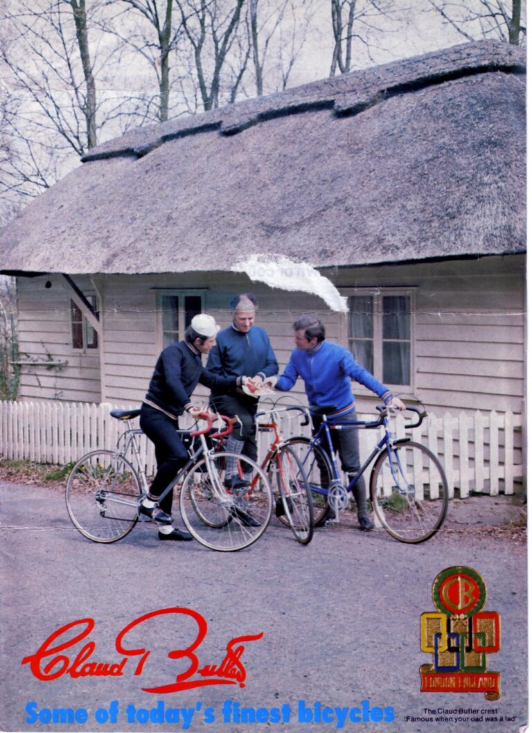 Claud Butler 1977 Brochure — Some of Today's Finest Bicycles: the Cresta, Cavalier, Velox, Competitor and Colstar — page 1 of 4