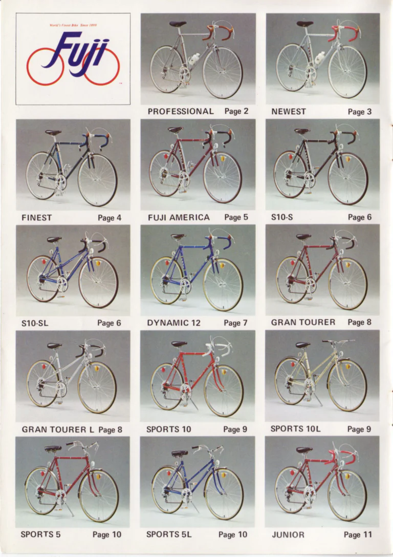 Fuji 1977 Catalog — No. 7 Edition, with the Factory and the New Twelve-Speed Models — page 2 of 18