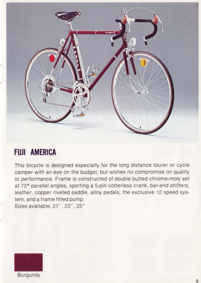 Fuji 1977 Catalog — No. 7 Edition, with the Factory and the New Twelve-Speed Models — page 7 of 18