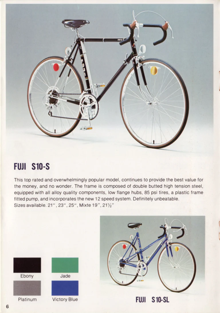 Fuji 1977 Catalog — No. 7 Edition, with the Factory and the New Twelve-Speed Models — page 8 of 18