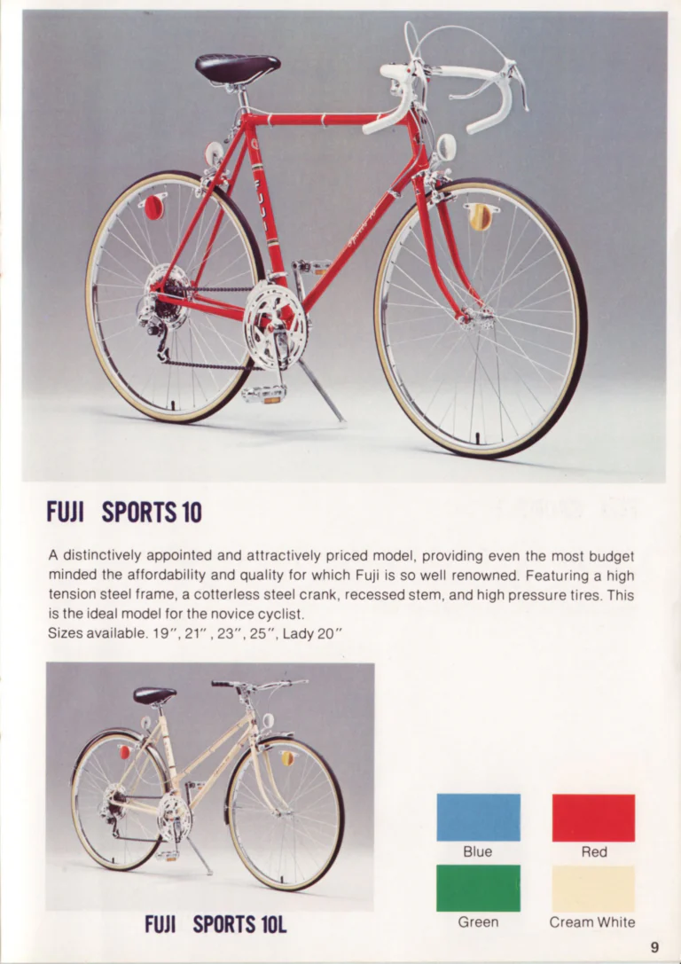 Fuji 1977 Catalog — No. 7 Edition, with the Factory and the New Twelve-Speed Models — page 11 of 18
