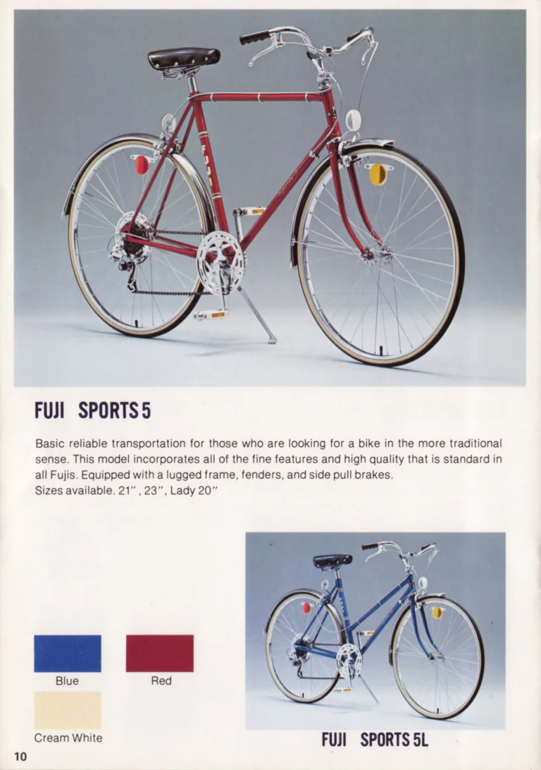 Fuji 1977 Catalog — No. 7 Edition, with the Factory and the New Twelve-Speed Models — page 12 of 18