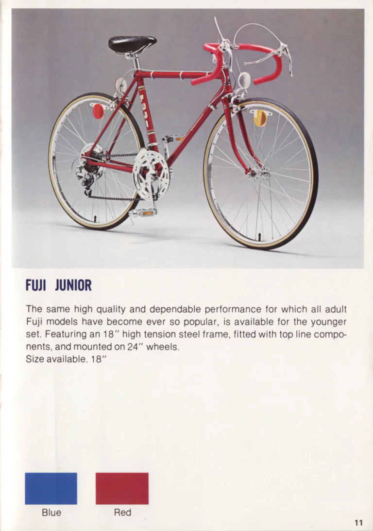 Fuji 1977 Catalog — No. 7 Edition, with the Factory and the New Twelve-Speed Models — page 13 of 18