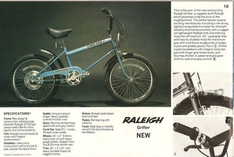 Raleigh 1977 Catalog — Raleigh and Rampar Bicycles (United States) — page 18 of 24