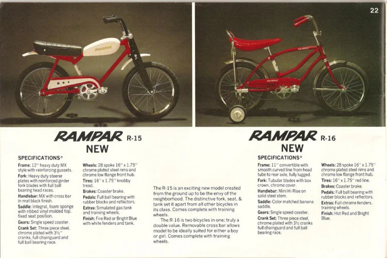 Raleigh 1977 Catalog — Raleigh and Rampar Bicycles (United States) — page 22 of 24