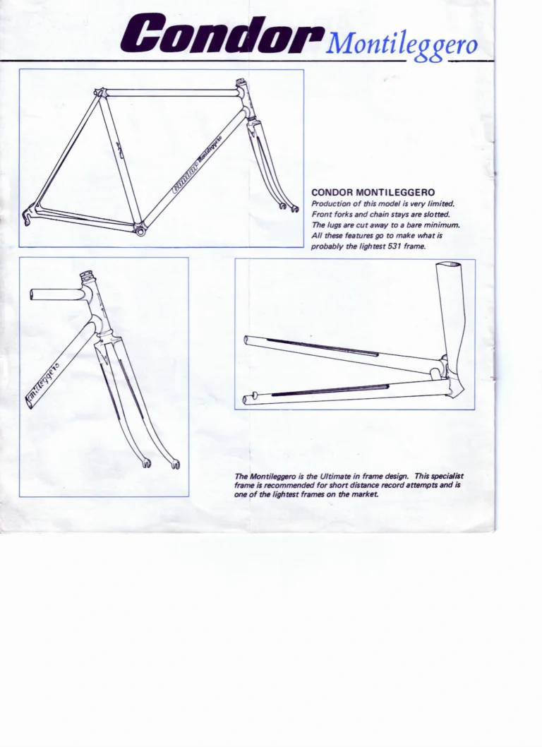 Condor 1978 Catalog — Montileggero, Superbe, Sienna, Baracchi and Italia Frames, with the Price List of 1 July 1978 — page 2 of 8