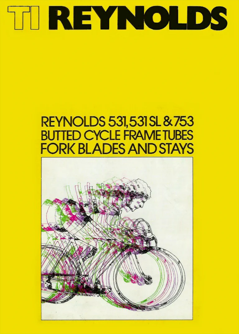 Reynolds 1978 Catalog — 531, 531 SL and 753 Butted Cycle Frame Tubes, Fork Blades and Stays — page 1 of 12