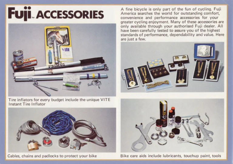 Fuji 1979 Catalog — No. 9 Edition, with the S12-S, the Royale and the Feather BMX — page 17 of 18
