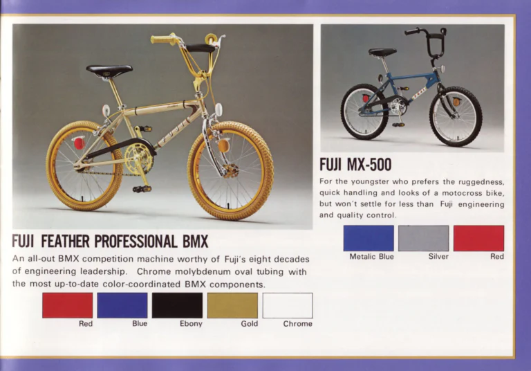 Fuji 1980 Catalog — No. 10 Edition, with the Fuji Factory, the Monterey and the Feather BMX — page 15 of 20
