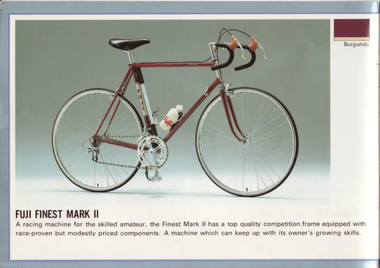 Fuji 1981 Catalog — Edition No. 11, The Fuji Class, from the Professional Super Record to the Feather BMX — page 8 of 28