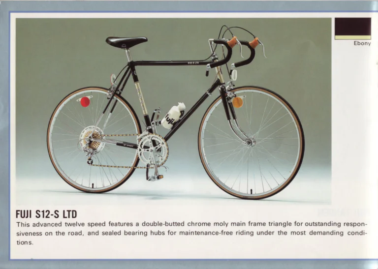 Fuji 1981 Catalog — Edition No. 11, The Fuji Class, from the Professional Super Record to the Feather BMX — page 12 of 28