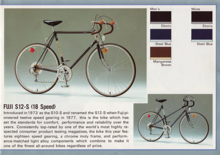 Fuji 1981 Catalog — Edition No. 11, The Fuji Class, from the Professional Super Record to the Feather BMX — page 13 of 28