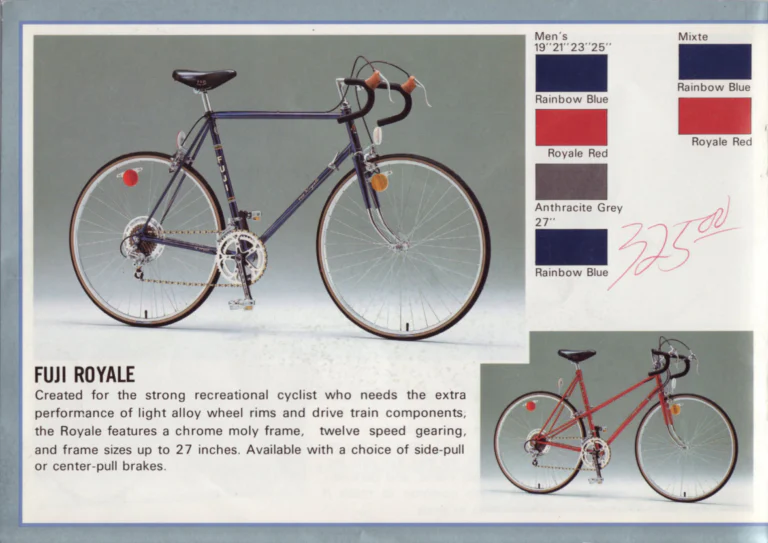 Fuji 1981 Catalog — Edition No. 11, The Fuji Class, from the Professional Super Record to the Feather BMX — page 14 of 28