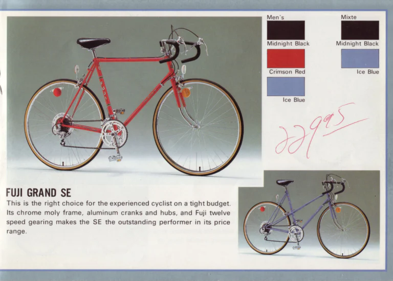 Fuji 1981 Catalog — Edition No. 11, The Fuji Class, from the Professional Super Record to the Feather BMX — page 15 of 28