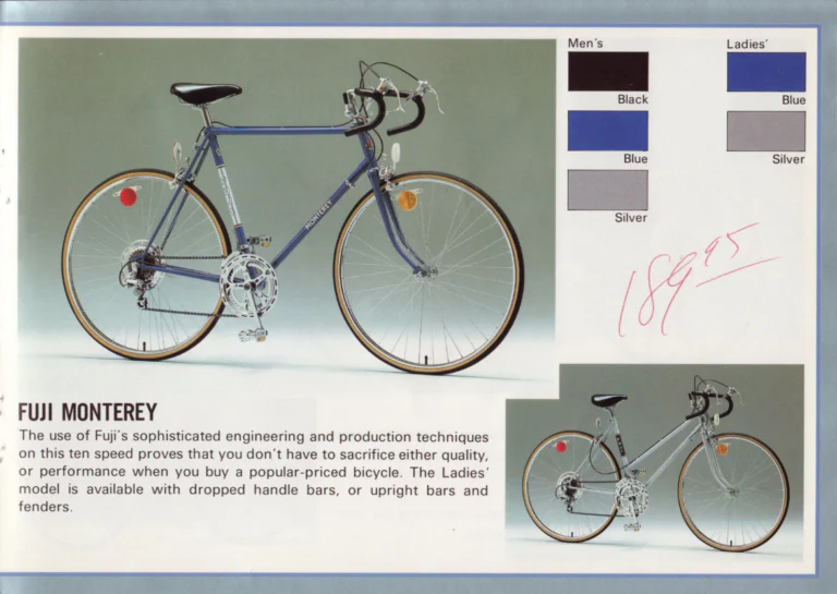 Fuji 1981 Catalog — Edition No. 11, The Fuji Class, from the Professional Super Record to the Feather BMX — page 17 of 28