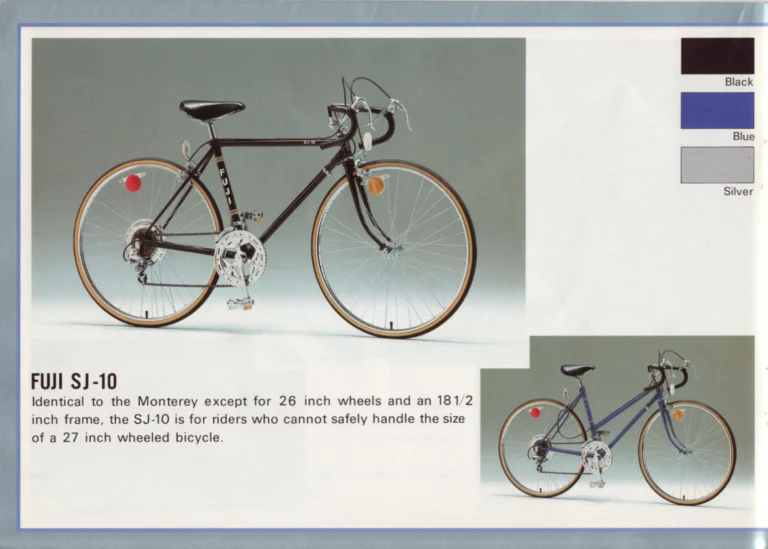 Fuji 1981 Catalog — Edition No. 11, The Fuji Class, from the Professional Super Record to the Feather BMX — page 20 of 28