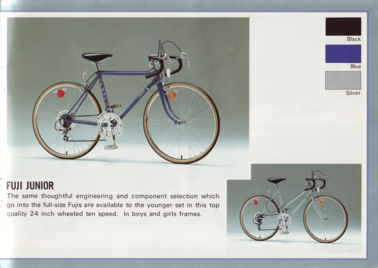 Fuji 1981 Catalog — Edition No. 11, The Fuji Class, from the Professional Super Record to the Feather BMX — page 21 of 28