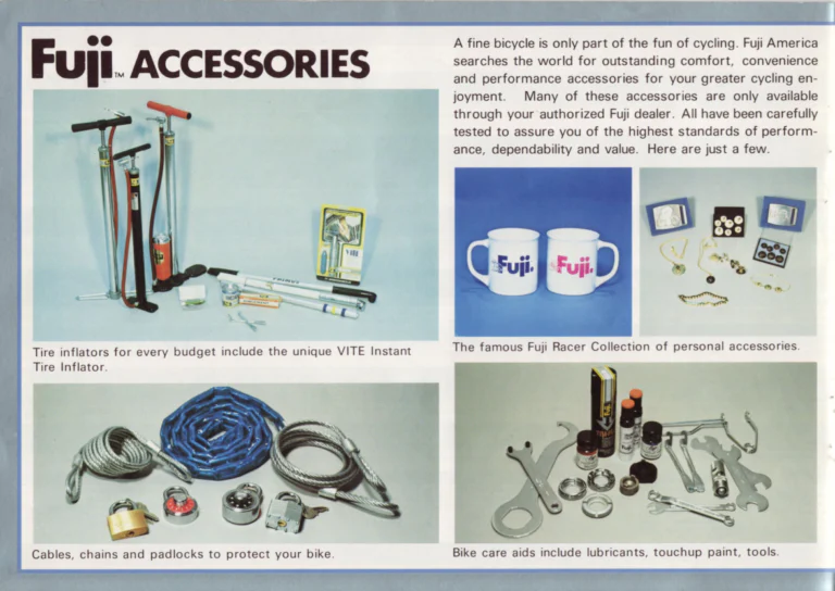 Fuji 1981 Catalog — Edition No. 11, The Fuji Class, from the Professional Super Record to the Feather BMX — page 26 of 28