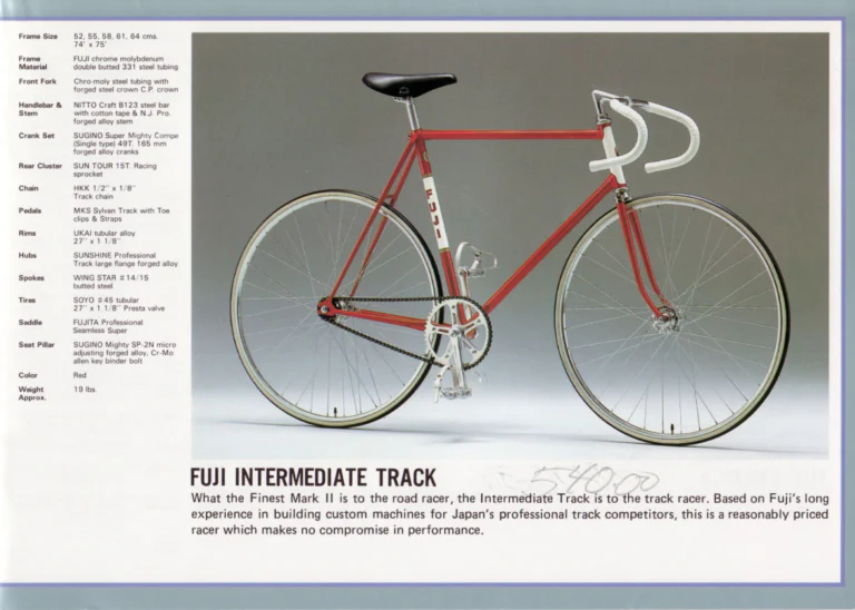 Fuji 1982 Catalog — Edition No. 12, with VALite Tubing, the Team Fuji and the Royale II — page 11 of 28