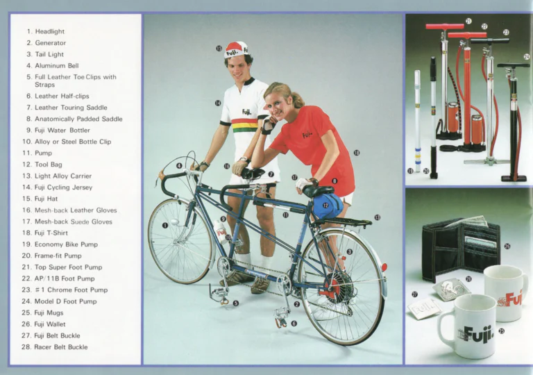 Fuji 1982 Catalog — Edition No. 12, with VALite Tubing, the Team Fuji and the Royale II — page 26 of 28