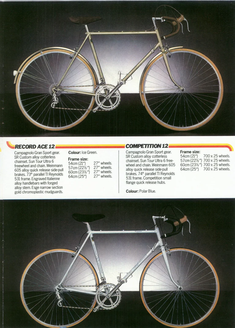 Raleigh 1982 Catalog — Racers — page 5 of 8