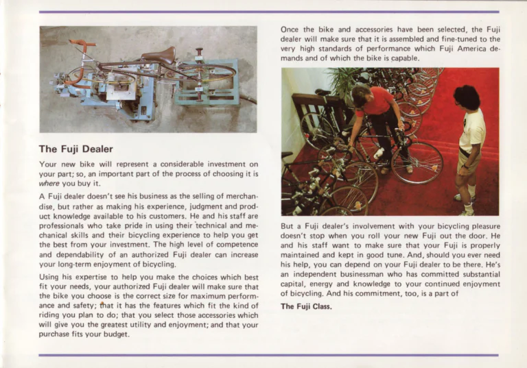 Fuji 1983 Catalog — Edition No. 13, from the Fuji Track and Opus III to the Mount Fuji LTD — page 5 of 32