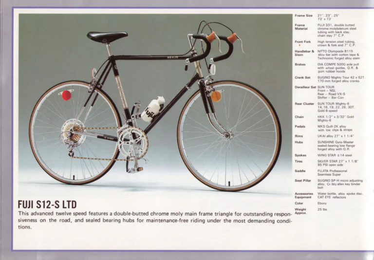 Fuji 1983 Catalog — Edition No. 13, from the Fuji Track and Opus III to the Mount Fuji LTD — page 12 of 32