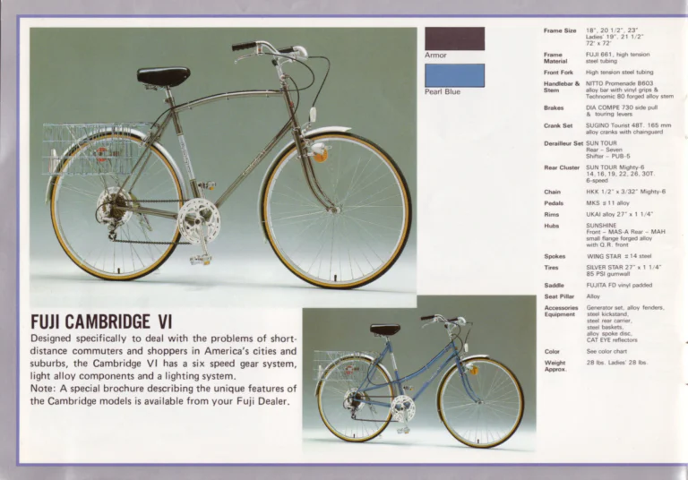 Fuji 1983 Catalog — Edition No. 13, from the Fuji Track and Opus III to the Mount Fuji LTD — page 22 of 32