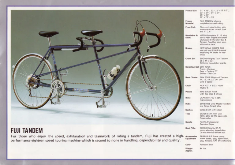 Fuji 1983 Catalog — Edition No. 13, from the Fuji Track and Opus III to the Mount Fuji LTD — page 24 of 32