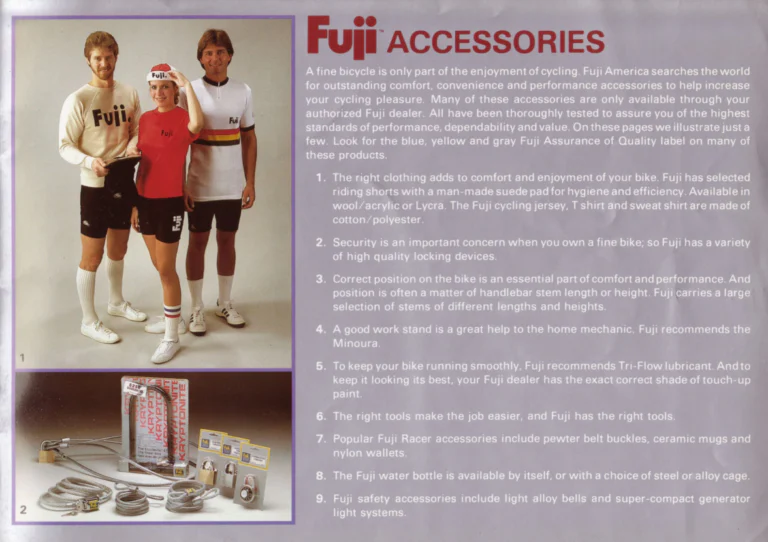 Fuji 1983 Catalog — Edition No. 13, from the Fuji Track and Opus III to the Mount Fuji LTD — page 29 of 32