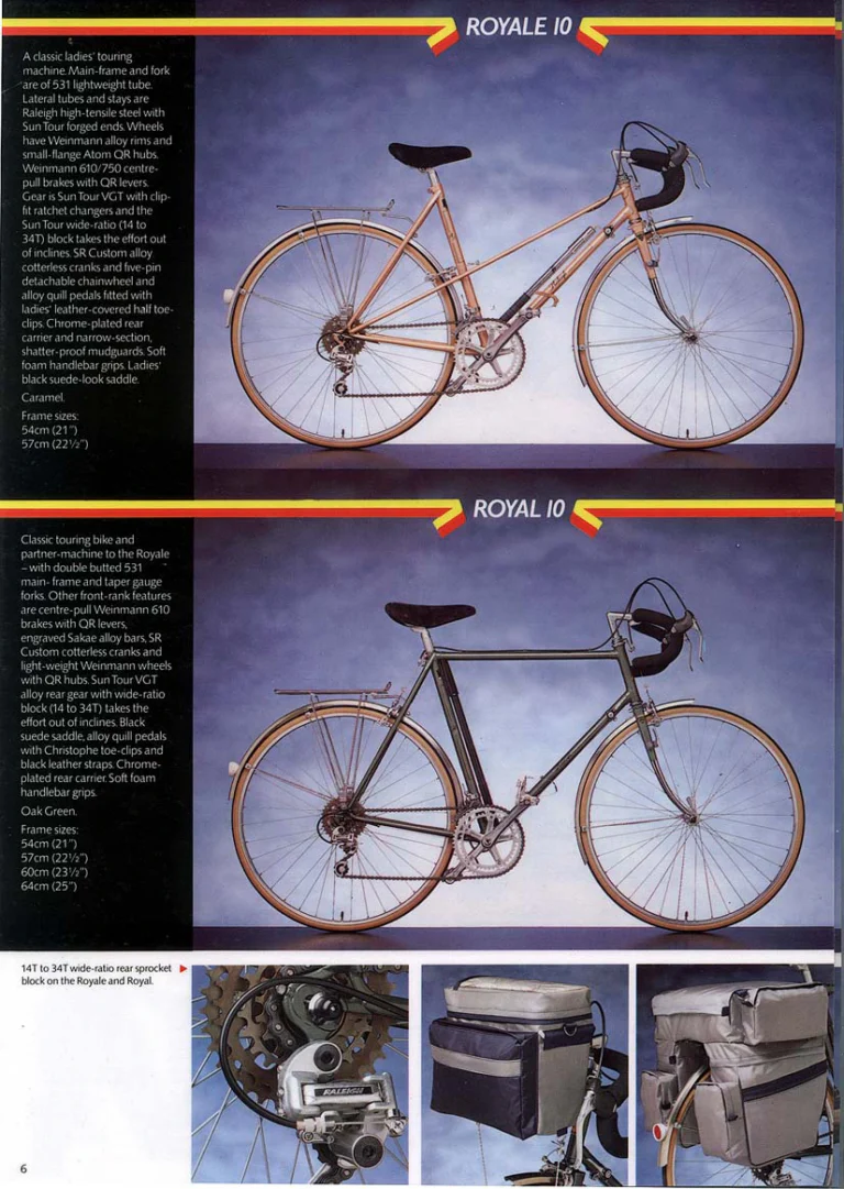 Raleigh 1983 Catalog — Racers: The Race-Bred Raleighs — page 6 of 16